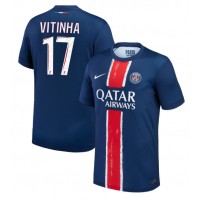 Pánský Fotbalový dres Paris Saint-Germain Vitinha #17 2024-25 Domácí Krátký Rukáv